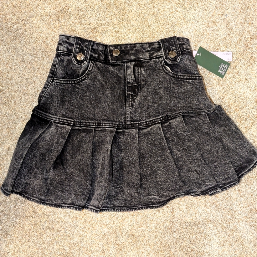 Wild Fable Black Denim Skirt